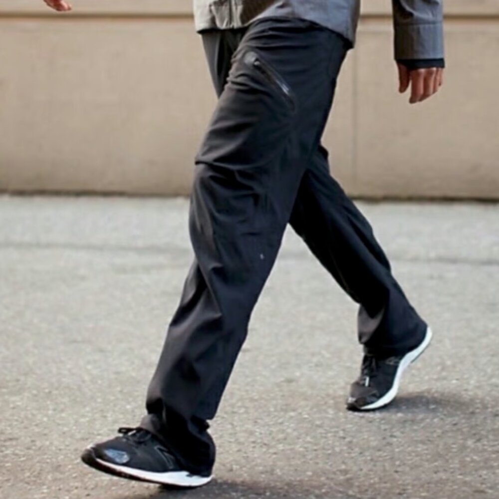 Lululemon Dance Studio Pants Black Linerless Size L Men Elastic Waist